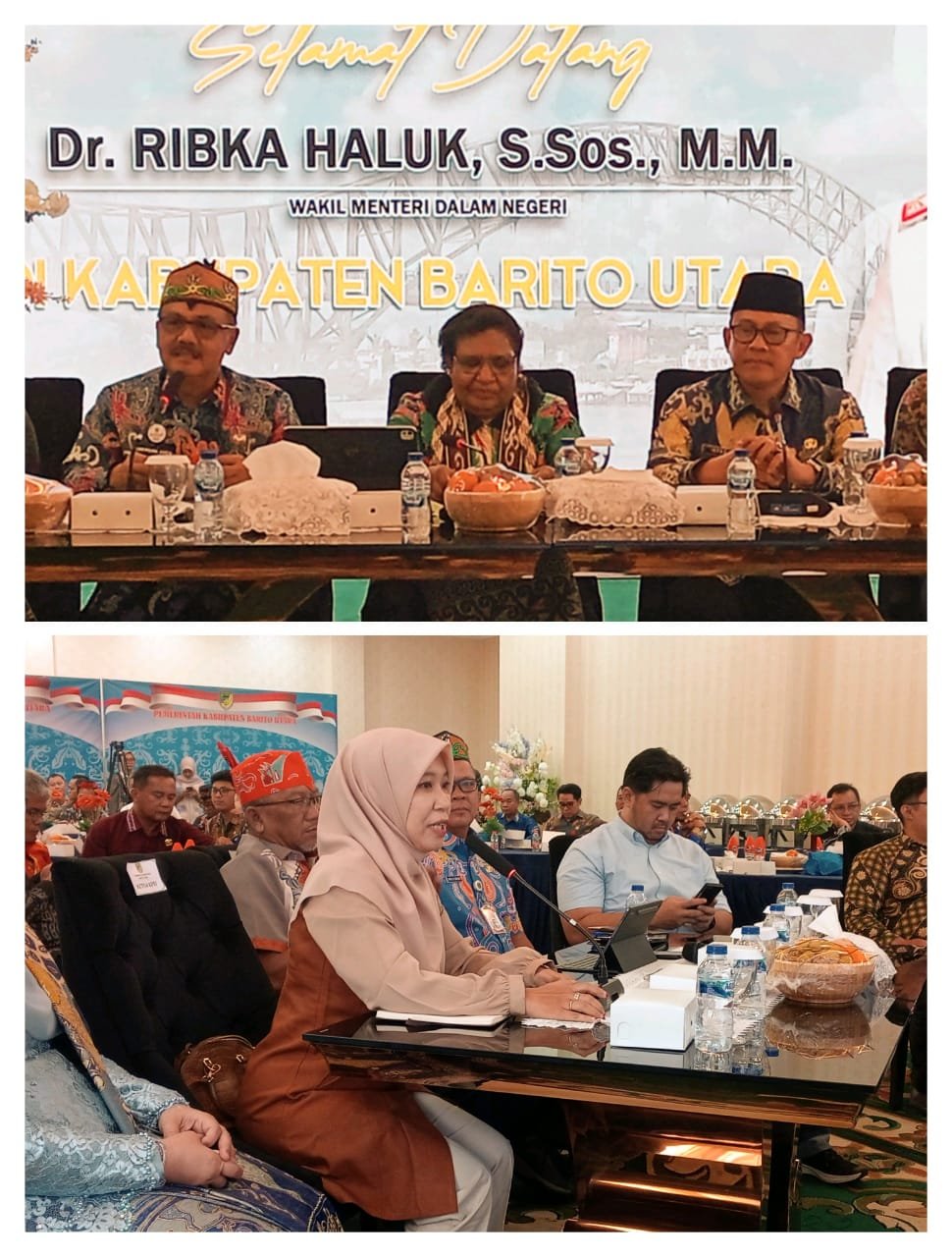 Berita Ketua KPU Barito Utara Laporkan Spesifik Data PSU Ke Wamendagri RI Dr Ribka Haluk - Kalimantan Tengah