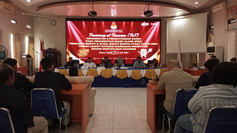 Berita KPU Barito Utara Adakan Training Of Trainer, KPU RI : PSU Bagian Dari Reputasi Daerah - Kalimantan Tengah